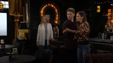 Reiss Sakura Jeans worn by Sharon Newman (Sharon Case) as seen in The Young and the Restless on May 28, 2026
