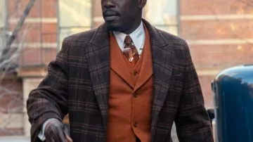 Spider Noir 2026 Robbie Robertson Wool Plaid Coat