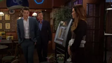 Reiss Harley Sweater worn by  Victoria Newman(Amelia Heinle) as seen in The Young and the Restless on May 19, 2026