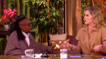 Dressed in Lala Soul Searching Ultra Oversized Button Up worn by Whoopi Goldberg as seen in The View on  June 9, 2026