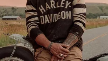 Sudadera que lleva Self (Jason Momoa) en On the Roam