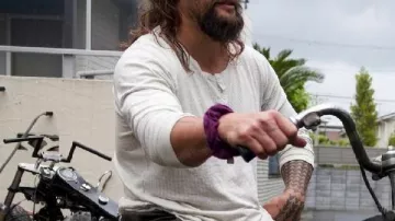White Shirt worn by Self (Jason Momoa) in On the Roam