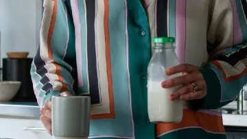 Silk Shirt worn by Chantal (Aurora Perrineau) in Every Year After