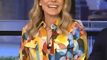 Live With Kelly And Ryan 2026 Kelly Ripa Printed Dress