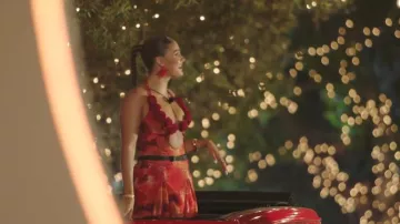 Outcast Clothing Maellenie Maxi Dress Rosalia worn by Mica Harris as seen in Love Island (S13E01)