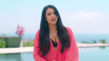 Athîral Women's Casual Beach Vacation Chiffon Cover Up Dress worn by Jasmine Müller as seen in Love Island (S13E01)