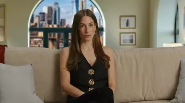 Endless Rose Sleeveless Halter Mini Dress worn by Amanda Batula as seen in In the City (S01E03)