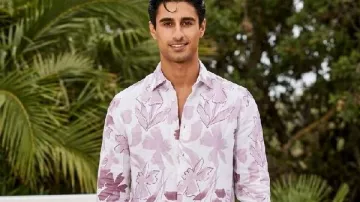 Samraj Toor Love Island UK Floral Print Shirt as seen in Love Island