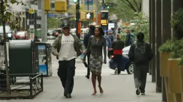 Lioness Shoreline Midi Skirt worn by Ciara Miller as seen in In the City (S01E03)