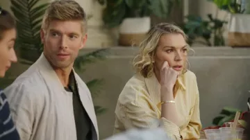 American Tall Oversized Poplin Button Shirt for Tall Women worn by Lindsay Hubbard as seen in In the City (S01E03)