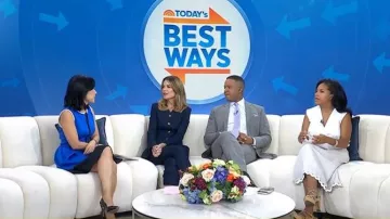Kate Spade Color Block Scuba Dress worn by Vicky Nguyen as seen in Today on June 10, 2026
