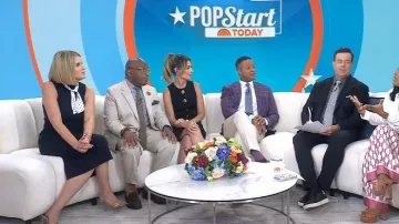 Steve Madden Signal Clear Sandals worn by Jenna Bush Hager as seen in Today on June 11, 2026