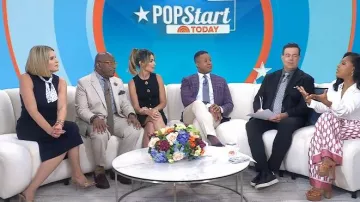 Toccin Sleeveless Midi Dress worn by Jenna Bush Hager as seen in Today on  June 11, 2026
