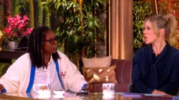 New York or Nowhere Knicks Rafters Cardigan worn by Whoopi Goldberg as seen in The View on  June 10, 2026