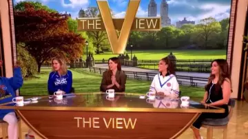 Maje Midi Skirt worn by Alyssa Farah Griffin as seen in The View on June 11, 2026