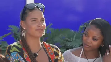 Gafas de sol Tom Ford Bronson Style Aviator de acetato usadas por Mica Harris tal como se ve en Love Island (S13E02)