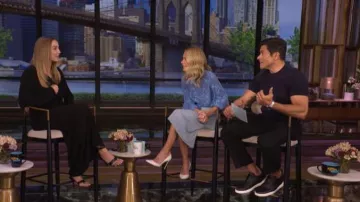 Roland Mouret Arreton Pencil Skirt worn by Kelly Ripa as seen in LIVE with Kelly and Mark on June 9, 2026