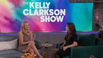 Coperni Asymmetric Mini Flower Gown worn by Samara Weaving as seen in The Kelly Clarkson Show on  June 10, 2026