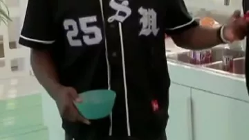 Black Baseball Jersey worn by Self - Host (Maya Jama) in Love Island: All Stars