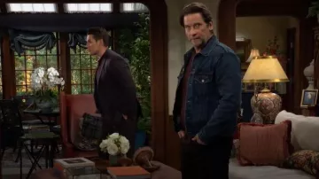 Polo Ralph Lauren Icon Denim Trucker Jacket worn by  Matt Clark(Roger Howarth) as seen in The Young and the Restless on June 11, 2026