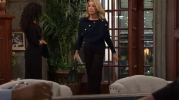 Verano Hill Marseille Handbag worn by  Nikki Reed Newman(Melody Thomas Scott) as seen in The Young and the Restless on  June 10, 2026