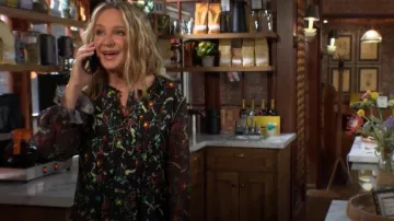 3.1 Phillip Lim Bliss Floral Blouse worn by  Sharon Newman (Sharon Case) as seen in The Young and the Restless on June 10, 2026