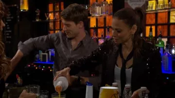 Veronica Beard Sevyn Sequined Jacket worn by  Sienna Bacall(Tamara Braun) as seen in The Young and the Restless on  June 8, 2026