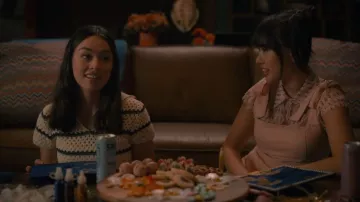 Alice + Olivia Maryann Tie-Strap Minidress worn by  Lily Song(Artemis) as seen in Sweet Magnolias (S05E01)