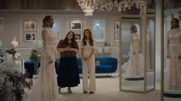 Ulla Johnson Yalena Pant worn by Maddie Townsend (JoAnna Garcia) as seen in Sweet Magnolias (S05E01)