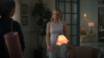 Exquise High-Neck Bow Mini Dress worn by Norren Fitzgibbons (Jamie Lynn Spears) as seen in Sweet Magnolias (S05E02)