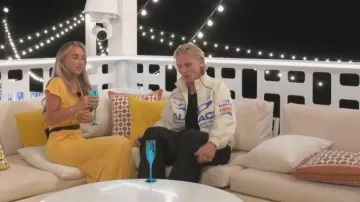 Off White Palace Pally Rally Jacket worn by George Knight as seen in Love Island (S13E03)