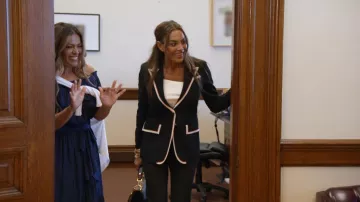 Gucci 2019 Cady Blazer worn by Liz McGraw as seen in The Real Housewives of Rhode Island (S01E11)