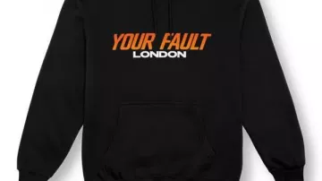 Your Fault London Black Pullover Hoodie worn by Noah (Asha Banks) in Your Fault: London