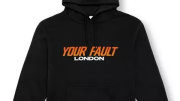 Your Fault London Black Pullover Hoodie in Your Fault: London