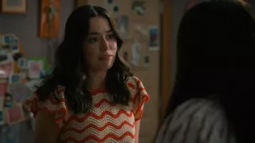 Rails Coen Top worn by Annie Sullivan (Anneliese Judge) as seen in Sweet Magnolias (S05E05)