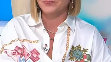 Émission d’aujourd’hui Jenna & Sheinelle Chemise brodée de Jenna Bush Hager