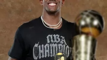 Camiseta negra de los campeones de la NBA 2026 de los New York Knicks