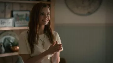 Elizabeth Cole Galia Necklace worn by Maddie Townsend (JoAnna Garcia) as seen in Sweet Magnolias (S05E05)