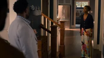 Conditions Apply Imara Satin Wide-Leg Pants worn by Helen Decatur (Heather Headley) as seen in Sweet Magnolias (S05E07)