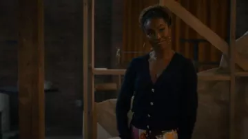 Veronica Beard Solene Cashmere Cardigan worn by Helen Decatur (Heather Headley) as seen in Sweet Magnolias (S05E07)