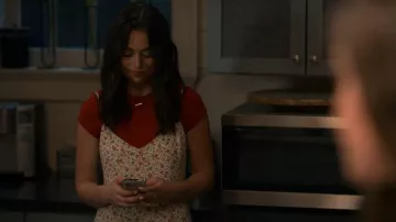 Reformation Rovino Floral Tank worn by Annie Sullivan (Anneliese Judge) as seen in Sweet Magnolias (S05E08)