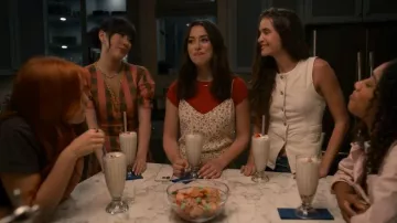 Saloni Marlee Checked Linen Mini Dress worn by Lily Song (Artemis) as seen in Sweet Magnolias (S05E08)