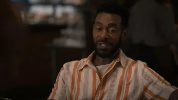 Todd Snyder Cropped Capri Shirt worn by Erik Whitley (Dion Johnstone) as seen in Sweet Magnolias (S05E09)