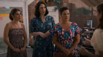 Madewell Paisley Smocked Bubble Hem Maxi Dress worn by Nell Winters (Jamie-Lynn Sigler) as seen in Sweet Magnolias (S05E09)
