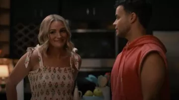 Hill House Home The Ribbon Charlotte Nap Dress worn by Norren Fitzgibbons (Jamie Lynn Spears) as seen in Sweet Magnolias (S05E10)