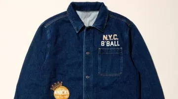 NY Knicks Championship Studio Denim Jacket