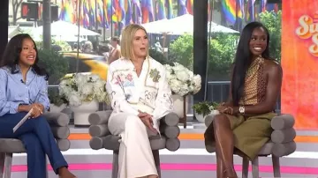 Christopher John Rogers Cotton Twill Wide-Leg Culottes worn by Eni Popoola as seen in Today with Jenna & Sheinelle on  June 14, 2026