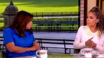 Hobbs London Evie Linen Jumpsuit worn by Ana Navarro as seen in The View on  June 14, 2026