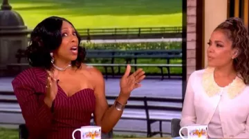 Donne Par Dieu Sarah Cropped Corset x Skirt Set worn by Dawnn Lewis as seen in The View on  June 14, 2026