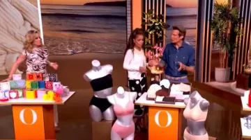 Dries Van Noten Scarfy Long Silk Wrap Skirt worn by Sunny Hostin as seen in The View on  June 14, 2026